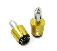 SEYXF Embouts de Guidon pour Y-AMAHA Xmax X-Max 125 200 250 400 Toutes Les Années Accessoires De Moto CNC 7/8 "22 MM Poignées De Guidon Capuchon De Barre Bouchons D'extrémité(Gold)