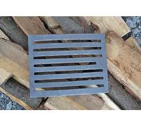 SEZAM 24 x 18,8 cm - Grille de four en fonte - Différents diamètres - Convient pour cheminée, poêle de table - Pièces de rechange