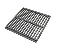 SEZAM 26 x 26 cm - Grille de four en fonte - Différents diamètres - Compatible avec poêle à cheminée - Grille de four - Grille de four - Grille à charbon