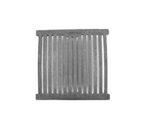 SEZAM 33 x 34 cm (32,7 x 34 cm) - Grille de four en fonte robuste et massive - Grille de four - Grille de four - Grille de cheminée - Grille de four - Grille de feu - Grille à charbon