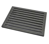 SEZAM 35 x 26 cm (35 x 25,5 cm) Grille de four en fonte robuste et solide, grille à cendres de différents diamètres
