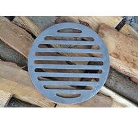 SEZAM Diamètre : 24,5 cm - Grille ronde en fonte - Différents diamètres - Compatible avec poêle à cheminée, table - Pièces de rechange