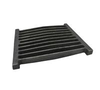 SEZAM Grille de cheminée rectangulaire en fonte 26 x 21,5 cm