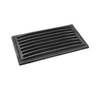 SEZAM Grille de cheminée rectangulaire en fonte 28,5 x 15 cm