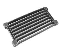 SEZAM Grille de four en fonte - 40 x 20 cm - Différents diamètres - Compatible avec poêle à cheminée - Grille de four - Grille de feu - Grille à charbon