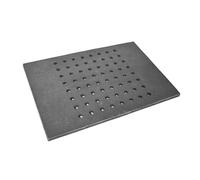 SEZAM Grille de four en fonte avec trous - Grille de four en fonte - Compatible avec poêle de cheminée - Grille de four - Grille de four - Grille à charbon - Grille d'angle - Différentes dimensions
