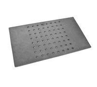 SEZAM Grille de poêle en fonte avec trous - Grille de four - Grille de cheminée en fonte - Compatible avec poêle de cheminée - Grille de four - Grille de four - Grille à charbon - Grille d'angle -