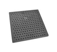 SEZAM Grille en fonte avec trous - Grille de four - Grille de four - Grille d'angle - Différentes dimensions (31 x 31 cm)