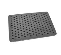 SEZAM Grille en fonte avec trous - Grille de four - Grille de four - Grille de cheminée - Grille d'angle - Différentes dimensions (29,5 x 19,5 cm)