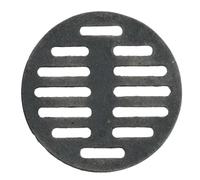 SEZAM Grille ronde en fonte Ø 13,5 cm - Grille de four - Grille de cendres - Différents diamètres - Compatible avec poêle de cheminée, grille de table, grille de four, cheminée, pièces de rechange