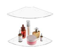 Sezanrpt Lot de 2 étagères d'angle flottantes en acrylique - 24 x 24 cm - Pour décoration de la maison, haut-parleurs, caméras de sécurité, toilettes, plantes, figurines, cosmétiques, livres