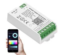 SEZO C04W RGBW Contrôleur LED WiFi Bluetooth Contrôle de groupe Compatible avec Alexa Google Home/Tuya Smart Life APP Contrôle Fonctionne avec LM091 LM096 WR01RF Télécommande DC12-24V