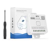 SEZO SP630E Contrôleur LED Bluetooth 12 en 1, 2.4G DC5V-24V Compatible avec Ruban LED 5 CH PWM monochrome RGB RGBW ou SPI TTL IC WS2812B SK6812 WS2811 FCOB CCT LED Strip Control Modèle Musical