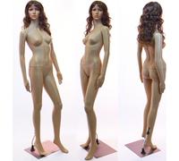 SF-5 Mannequin femme avec 2 perruques es. Manipulable et mobile. Femme en couleur de peau Plaque métallique