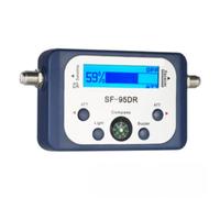 SF-95DR Compteur de signal satellite numérique avec boussole intégrée, écran LCD et rétroéclairage bleu pour test LNB bande C/Ku, 950-2150 MHz, 75 Ω