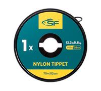SF Ligne de pêche à la Mouche en Nylon monofilament Transparent avec Support de Bobine pour pêche à la Truite d'eau Douce 30 m 75 m 100 m 0 x 1 x 2 x 3 x 4 x 5 x 6 x 7 x
