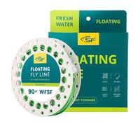 SF Ligne Flottante de Pêche à La Mouche avec Lignes de Mouche Avant de Poids en Boucle Soudée #Herbe Verte 90FT WF5F