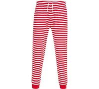 SF - Pantalon lounge homme/femme unie PC5064 (L) (Rouge/Blanc)