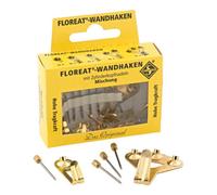 SF Schalter FLOREAT SF, Crochet Floreat avec aiguilles à tête cylindrique, mélange en laiton plaqué Quantité:1
