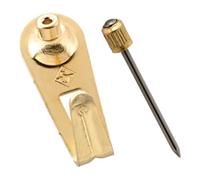 SF Schalter FLOREAT SF, Crochet mural simple 1, avec aiguilles à tête cylindrique, laiton plaqué Quantité:1