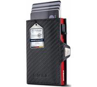 SF SCOFIELD Duality Classic Slim Wallet avec compartiment pour pièces de monnaie | Étui pour cartes pour homme pour 9 à 10 cartes | Portefeuille avec protection RFID | Wallets for Men | Étui pour