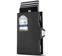 SF SCOFIELD Duality Classic Slim Wallet mit Münzfach | Kartenetui Herren für 9-10 Karten | Geldbeutel Portemonnaie mit RFID Schutz | Wallets for Men | Kreditkartenetui