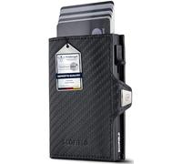 SF SCOFIELD Duality Classic Slim Wallet mit Münzfach | Kartenetui Herren für 9-10 Karten | Geldbeutel Portemonnaie mit RFID Schutz | Wallets for Men | Kreditkartenetui