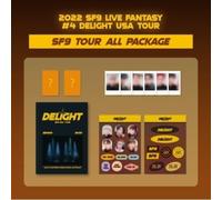 Sf9 - Delight 2022 SF9 Live Fantasy #4 Delight USA Tour - incl. 88pg Behind Book, Sticker Set, 6pc Polaroid Photocard + 2 Event Photocards