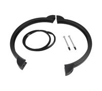 SF90110-1 Collier de serrage avec joint torique pour pompe à filtre à sable Intex de 25,4 cm en plastique robuste noir ajustement sécurisé Kit complet pour l'entretien de la piscine Installation
