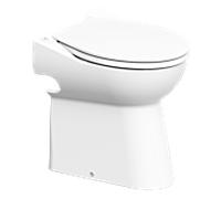 SFA - Sanibroyeur Sanicompact 43 (51 dB) - WC avec Broyeur Intégré - Compact - Double Chasse d'Eau Économique 1,8/3L - 41,5 x 44 x 46,4 cm - 550W - Made in France