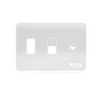 SFA-Clavier électronique Luxe, façade verre blanc SN-SWITCH3
