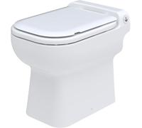 SFA - Sanibroyeur Sanicompact Elite (51dB) - Broyeur WC Avec Assise Large - Double Chasse d'Eau Économique 1,8/3L - 36 x 55,5 x 48 cm - 550W - Made in France