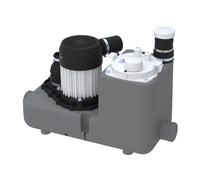 SFA - Sanicom 1 - Station Relevage Eaux Chaudes Jusqu'à 90 °C - Pompe Et Cuve - 2 Entrées Basses - Local Commercial - Installation Et Maintenance Faciles - 55 x 23,5 x 34,8 cm - 750W - Made In France