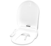 SFA - Saniseat - Abattant Déclipsable Pour WC - Lavant Et Séchant - Douchette Double Buses Et Ventilateur Air Chaud - Nettoyage Automatique - Compatible Cuvettes Standards - Made In France