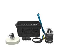 SFA - Sanisub Steel Kit d'Urgence - Pompe, Panier, Tuyau - Pour Evacuer Eaux Inondation - Portatif - Automatique - Granulométrie 10 mm - Cave, Garage, Regards - Pompe 16,8 x 27,3 cm - Made In France