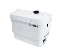 Sanibroyeur Sanidouche pompe de relevage d'eaux usées pour douche et lavabo refoulements de 4m ou 40 horizontale blanc 005079