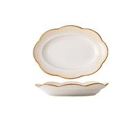 SFANIIX Assiettes plates réutilisables en céramique blanche nordique de 11 pouces, assiette plate à dessert pour la maison, assiette plate en céramique pour restaurant, salade pour cuisine
