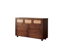 SFANIIX Buffet Buffet de Cuisine en Bois Massif, Buffet de Salon, Table de Chevet de Chambre à Coucher, Meuble de Rangement Buffet avec Rangement