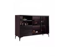 SFANIIX Buffet Meuble de Rangement latéral Simple en Bois Massif for Salon, Meuble d'entrée Buffet avec Rangement