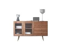 SFANIIX Buffet Meuble de Rangement Multifonctionnel en Bois Massif for Salon Buffet avec Rangement