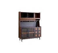 SFANIIX Buffet Meuble de Rangement Mural en Bois Massif de 150 cm, idéal for la Cuisine Buffet avec Rangement