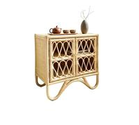 SFANIIX Buffet Table de Chevet Nordique en rotin Simple for hôtel, Auberge, casier de Rangement Buffet avec Rangement