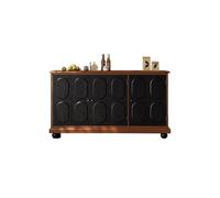 SFANIIX Buffet Table de Rangement d'Entrée Vintage en Bois Massif 160 cm, Meuble de Rangement Décoratif pour Salon, Adapté à la Maison, Bureau, Hôtel, Restaurant etc Buffet avec Rangement(B)