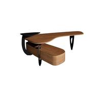 SFANIIX Bureau à Domicile Bureau de Direction Simple et Grand en Bois Massif, Bureau d'étude Moderne, idéal for Les Entreprises et Les Halls d'entrée. Table Simple et Moderne
