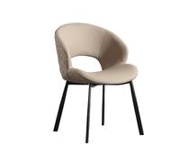 SFANIIX Chaise de Bureau Chaise de Salle à Manger Italienne, Chaise négociation for Restaurant, hôtel Moderne, en Cuir Dossier Simple