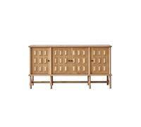 SFANIIX Meuble de Bar en Bois 160 x 45 92 cm, Style rétro, Meuble Rangement for Salon, entrée, décoration Buffet avec Rangement(160x45x92cm)