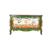 SFANIIX Meuble de Rangement décoratif en Bois Massif Grande capacité for Porche Rural, tiroirs Peints rétro, Salon, Chambre à Coucher Buffet avec Rangement