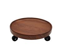 SFANIIX Support sur Pied Base de bonsaï à ménage Fleur Mobile avec des Roues universelles(23cm)