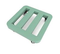 SFANIIX Support sur Pied Bonsaï Affichage Stand Square Torus Universal Roue Flower Pot Base Poulie Bateau Mobile for la décoration de Bureau à Domicile(C)