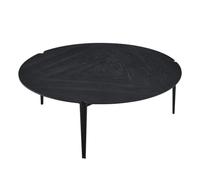 SFANIIX Table Centrale Moderne Table à thé rétro Nordique B&B Petite Table à thé Petit Appartement Table Ronde de Salon en Bois Massif Table de Bout Basse(90cm)